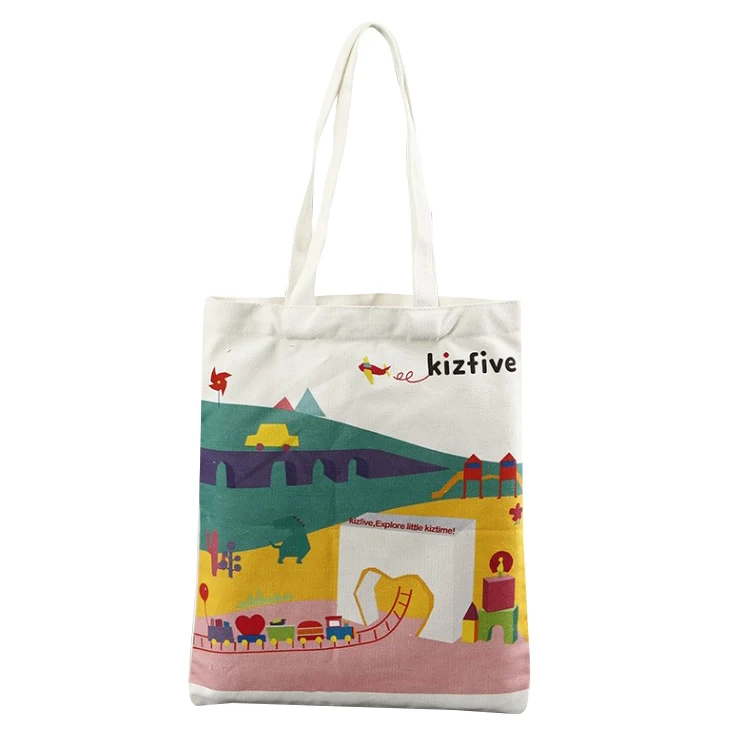 Custom Promotional White Shopping Bags L7 x H98 x D32 Inch   BetterPackagecom