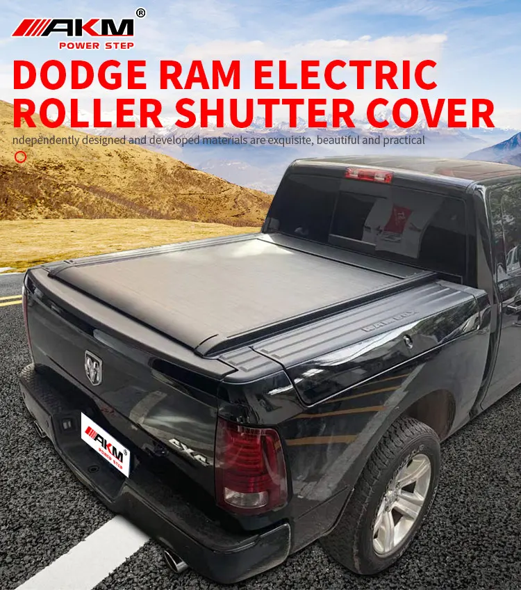 Factory Custamisation Retractable Pickup Truck Bed Lid Tonneau Electric Cover for Dodge Ram 1500 TRX Truck Bed Covers factory