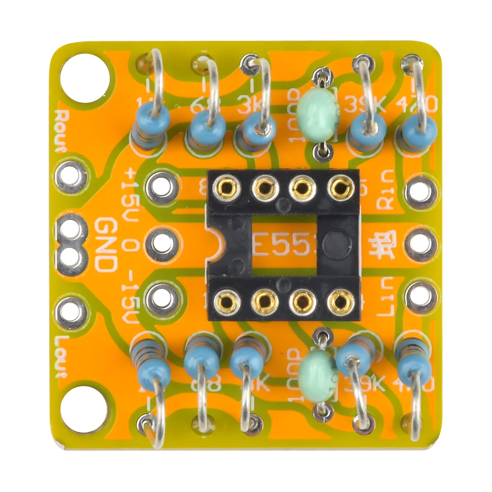 CARTE D'AMPLI DOUBLE Ampli Op Préampli DC PCB Pour NE5532 OPA2134 - Foto 7