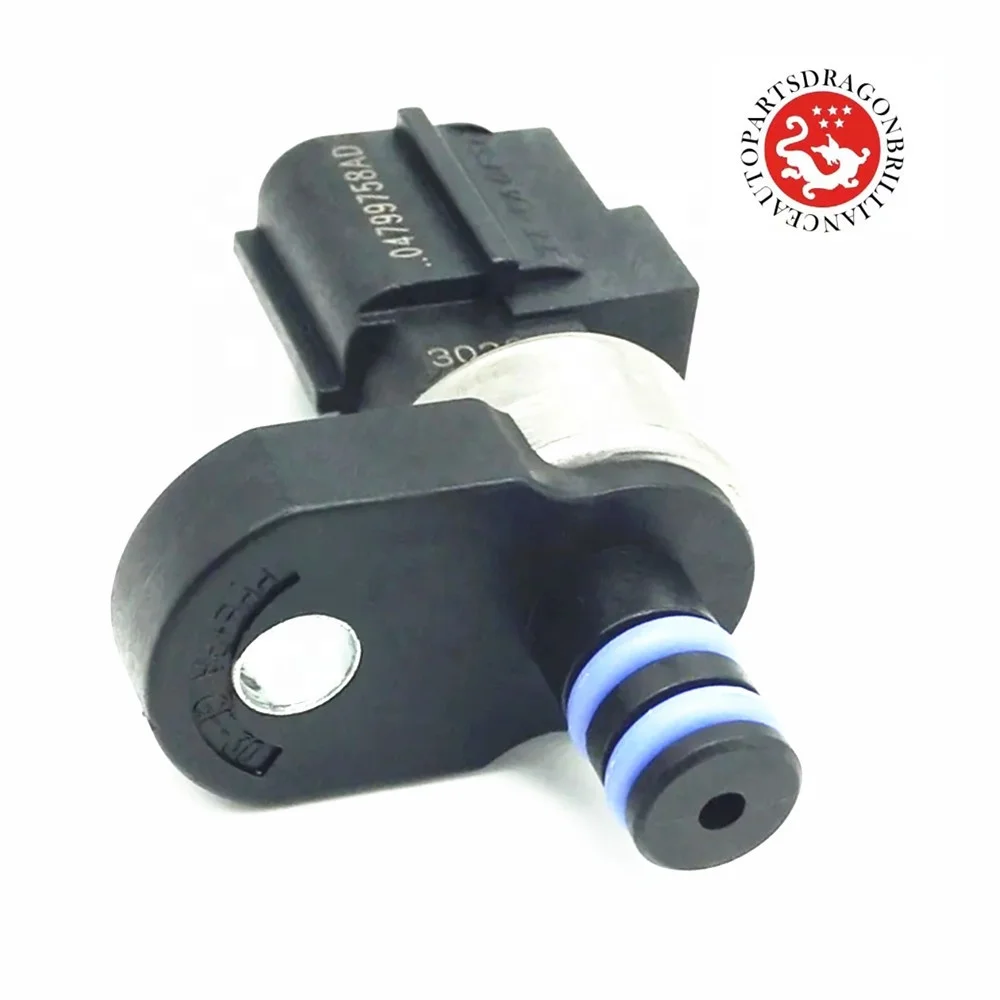 Hihaha Transmission Input And Output Speed Sensor, Pressure Transducer Sensor, For Dodge Charger 2006-2010, Plastic, 4799061AB 4799758AD, Black, 1 Set Durable Material