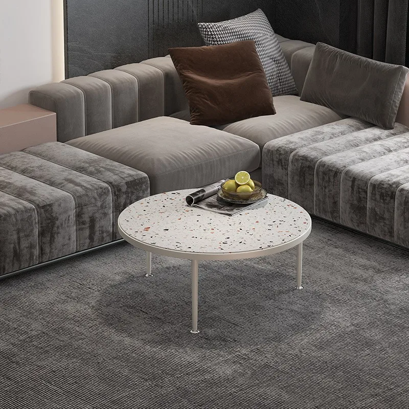 YDSTONE Indoor Decorative Terrazzo Dining Table Furniture Cement Coffee Table with Stone Top Countertops Vanity Tops