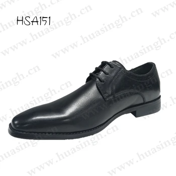 Rwh, High-end Point Toe Style Administrative Shoes Lace-up Style Full Grain Leather Upper Uniform Shoes HSA151