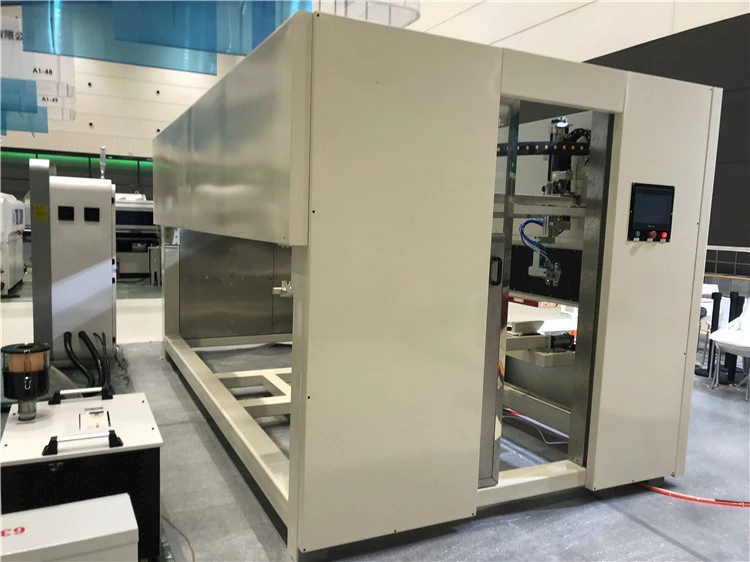High Efficiency Full Automatic UV Coating Line for Wood MDF PVC Automatic 5 Axis Spray Painting Machine for Doors