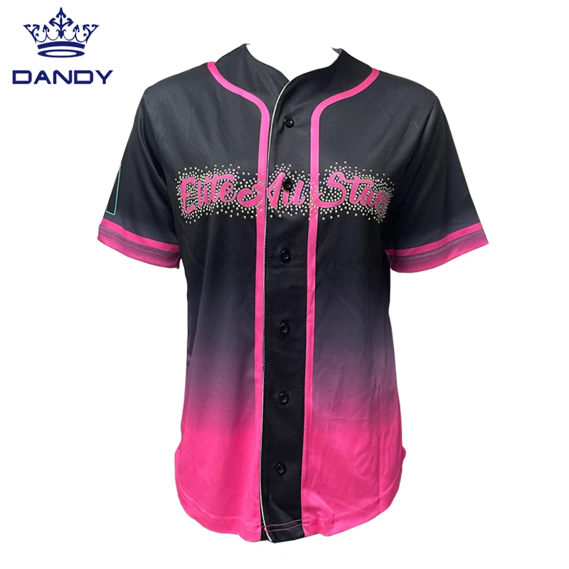 sublimated baseball jerseys, custom cheer baseball jerseys, cheerleading  jersey shirts Manufacturers and Suppliers in China