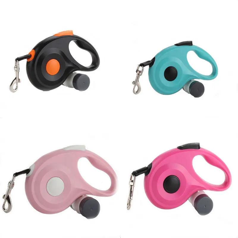 New Dog Products Traction Belt Twocolor Automatic Tractor Dog Rope Pet