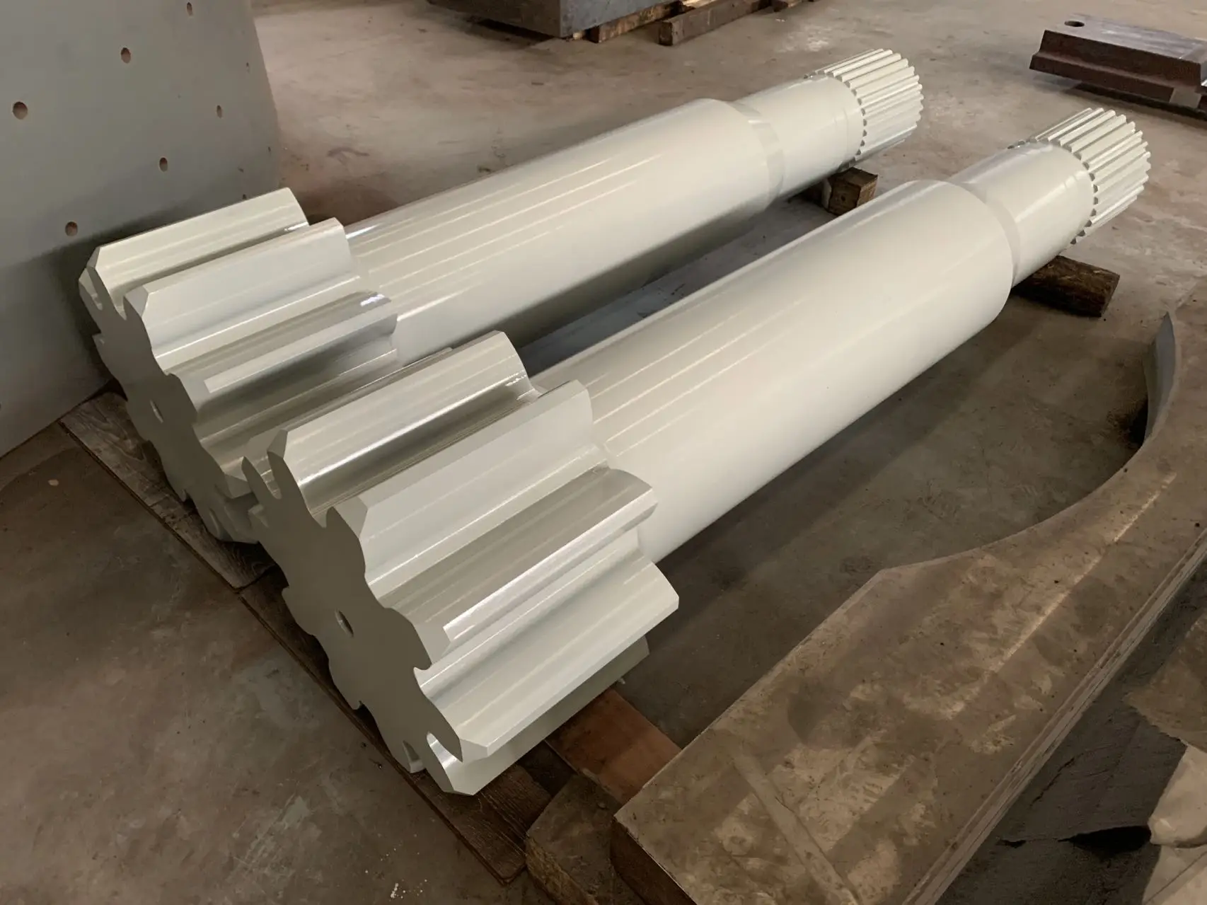 Dragline Excavator Custom Main Drive Pinion Shaft Large Module Forged Transmission Parts Bull Gear Spur Large Gear Shaft