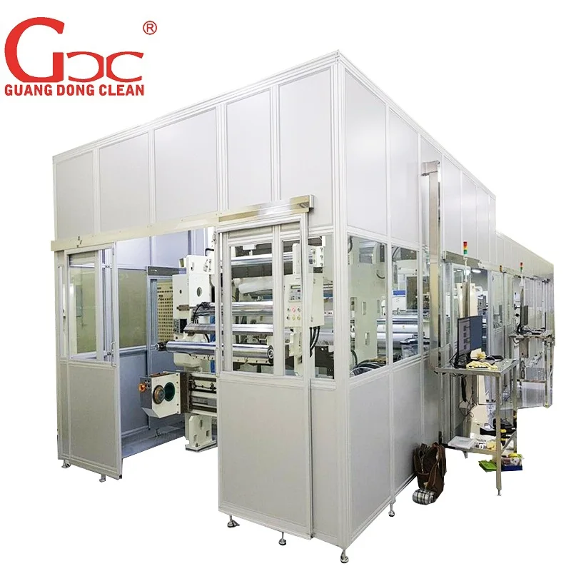 Movable Modular Cleanroom Stainless Steel Tube Acrylic Plate Clean Room ...