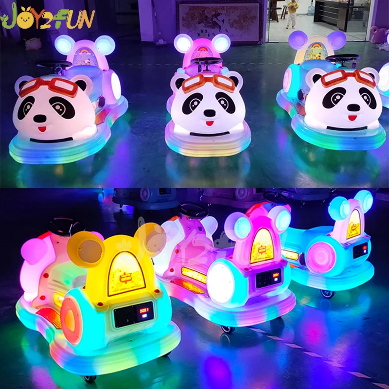 Joy2fun Hotsale Kiddie Ride on Electric Panda Riders Bumper Cars for ...