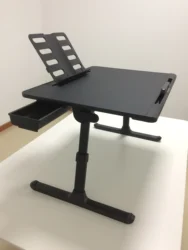 Регулируемый портативный складной столик для ноутбука, Кожаная подставка для книг, регулируемый столик для ноутбука, учебный столик, столик-поднос