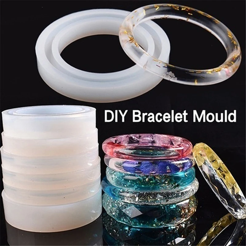new silicone mould diy resin bracelet