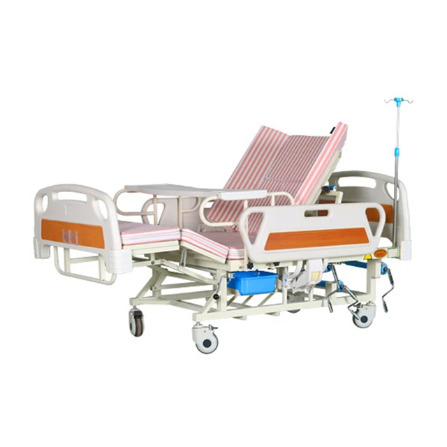 C05S high quality multifunctional manual home care bed household medical bed hospital nursing patient bed