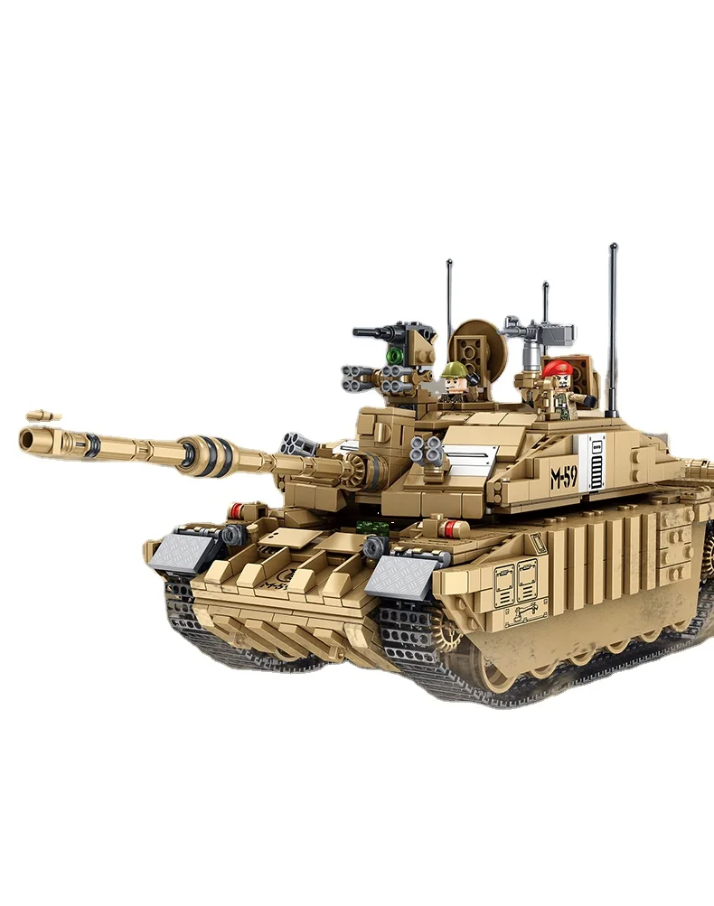 Panlos building blocks 632008 main battle tank diy assembly funny bricks lepining toy military vehicle car  educational for kids Legoi