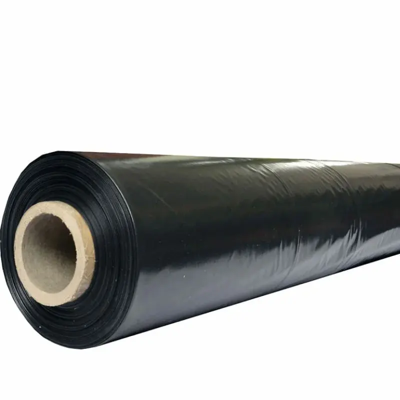 Agricultural Mulching Mulching Paper 25 Microm Black Plastic Mulch for Plants Mat Farm