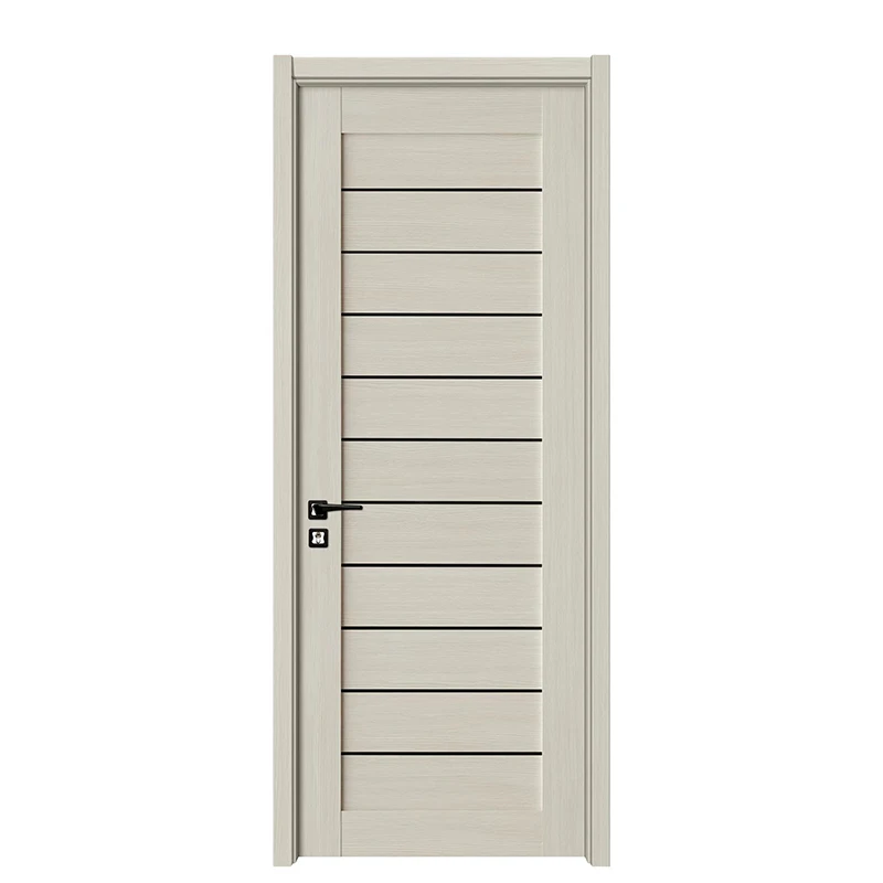 Solid Wooden Door PVC WPC Latest Designs Pictures Panel Interior Room MDF Main Doors for Houses for Bedroom Bathroom
