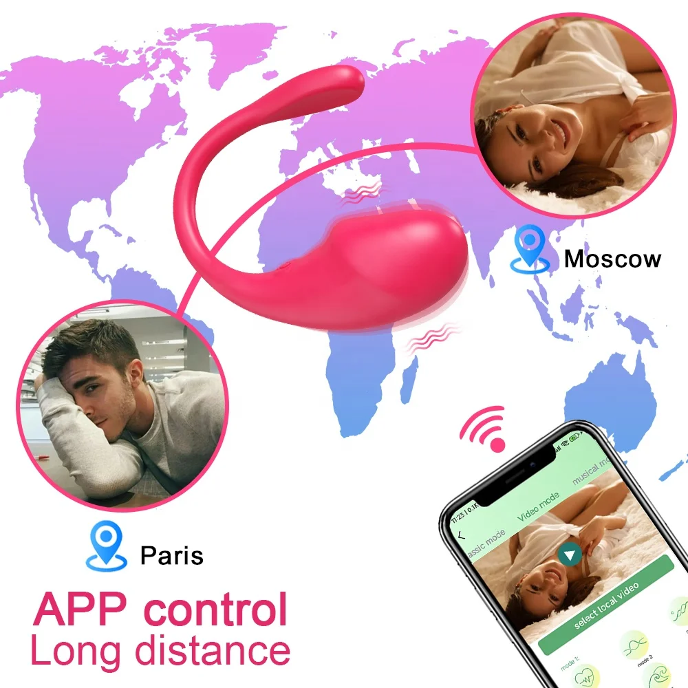 Schlussverkauf APP-Steuerung Ei-geformte Vaginanaufnahmen Paar  Klitoris-Vibratoren Sex-Spielzeug fr Damen Springei-Hose Vibrator  Spielzeug fr Erwachsene