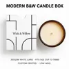 Modern B&W Candle Box