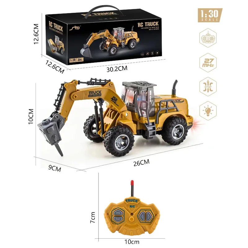 Bis Remote Control Excavator Toy Onadrive Rc Excavators Toys Truck With ...