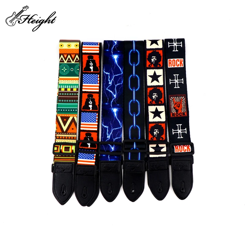 Black Pu Leather Guitar Strap For Guitar Ukulele Electric Guitar Buy