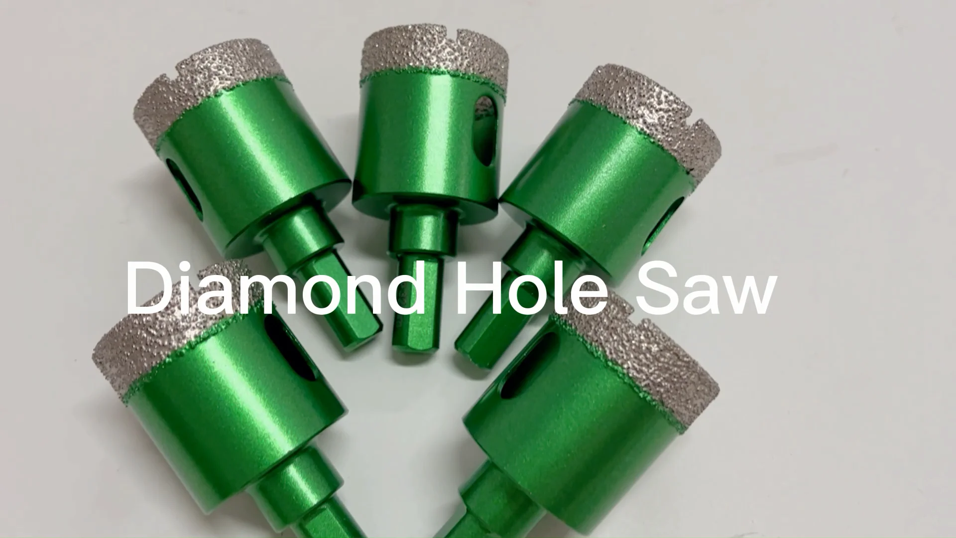 Hex Shank Vacuum Brazed Tile Hole Saw Granite Cutting Hole Saw Diamond