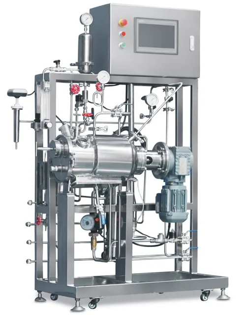 EU Standard High Quality Stainless Steels Mechanically Stirred Solid Bioreactor BLBIO-SS Fermentor Lab Bioreactor