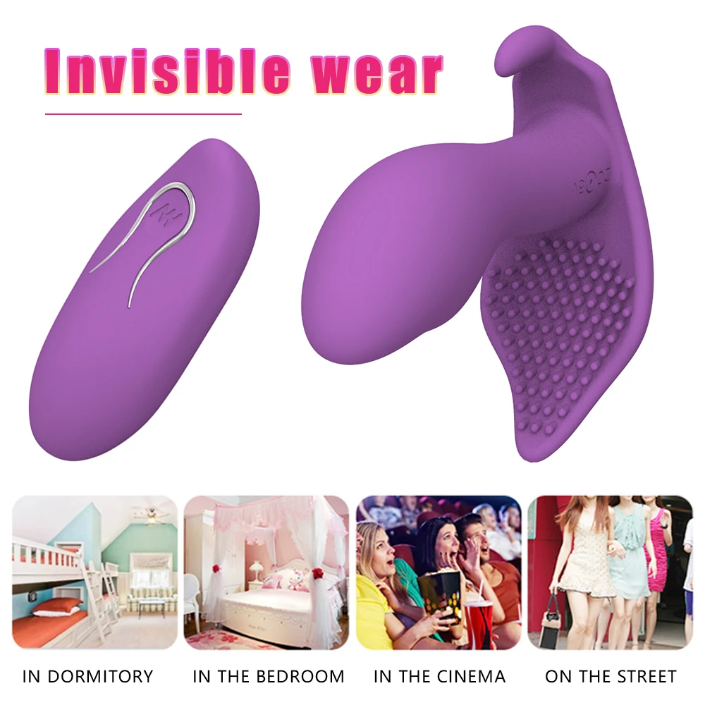 DELITE VIBES Wireless Remote Control Vibrator Panty Anal Multiple Dual g Spot Clitoris Wearable Double-ended Invisible Wear Fans