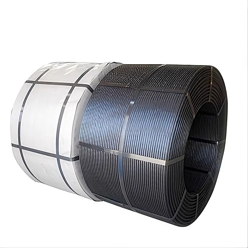 Высокопрочная 7-проволочная предварительно напряженная бетонная нить для строительства 0 5 дюймов с низкой релаксацией протектор из ПК кислотным травлением