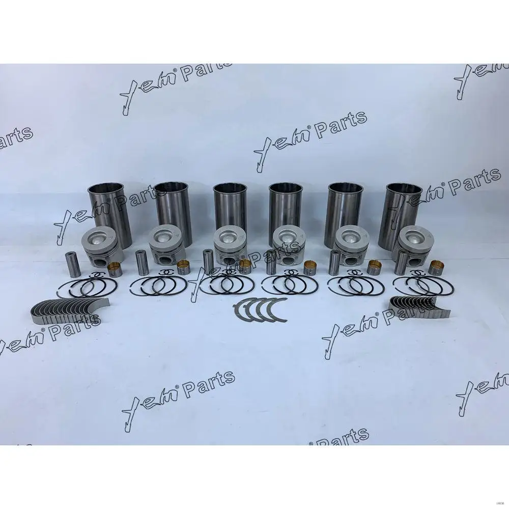 DB58 Engine Rebuild Kit With Main Con Rod Bearings Set Cylinder Liner Kit for Doosan Machinery Diesel Engine Parts