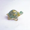 green aventurine+ gold foil