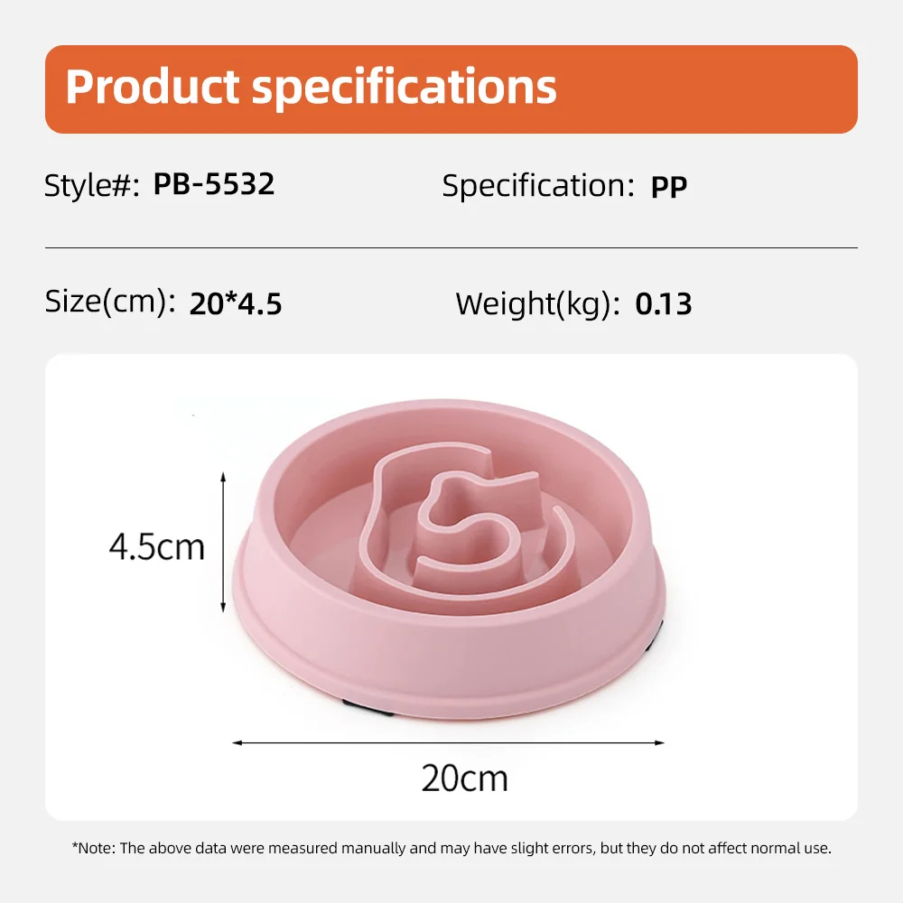 Wholesale Slow Feeder Dog Bowl Non Slip Puzzle Bowl Interactive Bloat  - product detail 6