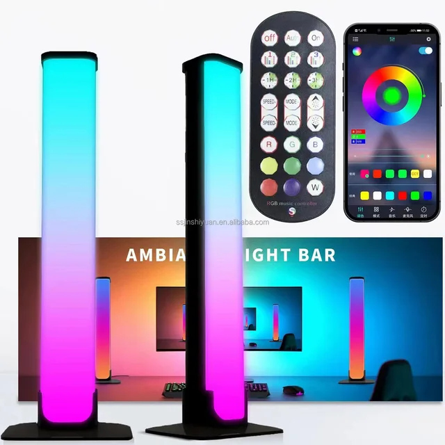 Hot Sales 24-Key USB Desktop Ambient Light Strings LED Pickup Light APP Remote Control Home Computer Lighting IP20 5V Input