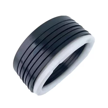 VEE Packing Hydraulic Seals Fabric Cloth Reinforced Nitrile NBR FKM PTFE Rod Single Acting V Packing for 60X80 500X540