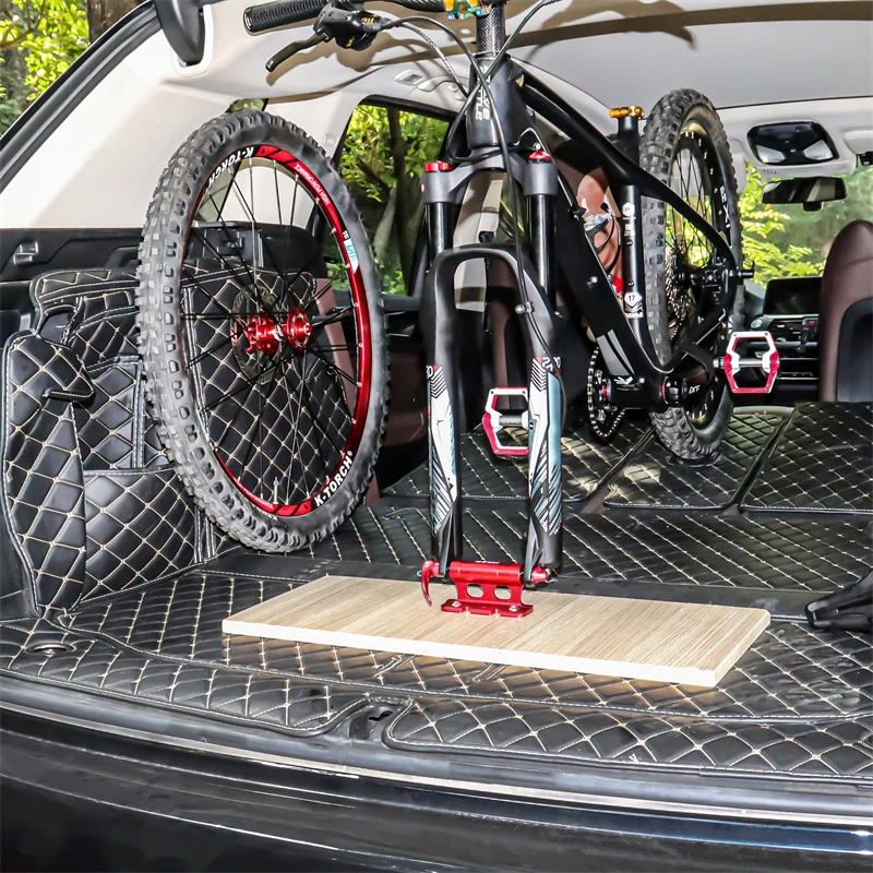 MUQZI Dachmontierter Fahrradtrger Auto Fahrradhalterung Stehende Legierung  Schnellverschluss Gabelhalterung fr Auto