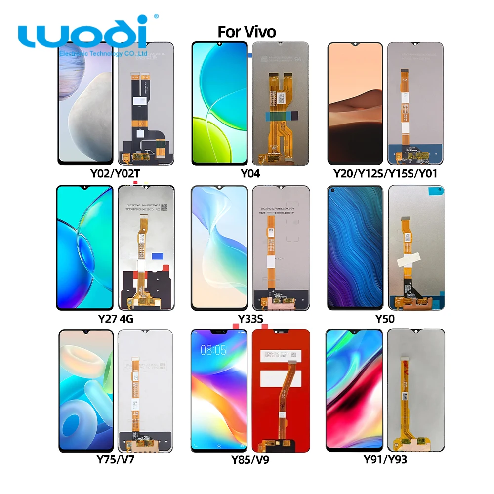 vivo Y75 V7 LCDディスプレイ タッチスクリーン交換用 純正OLED Incell