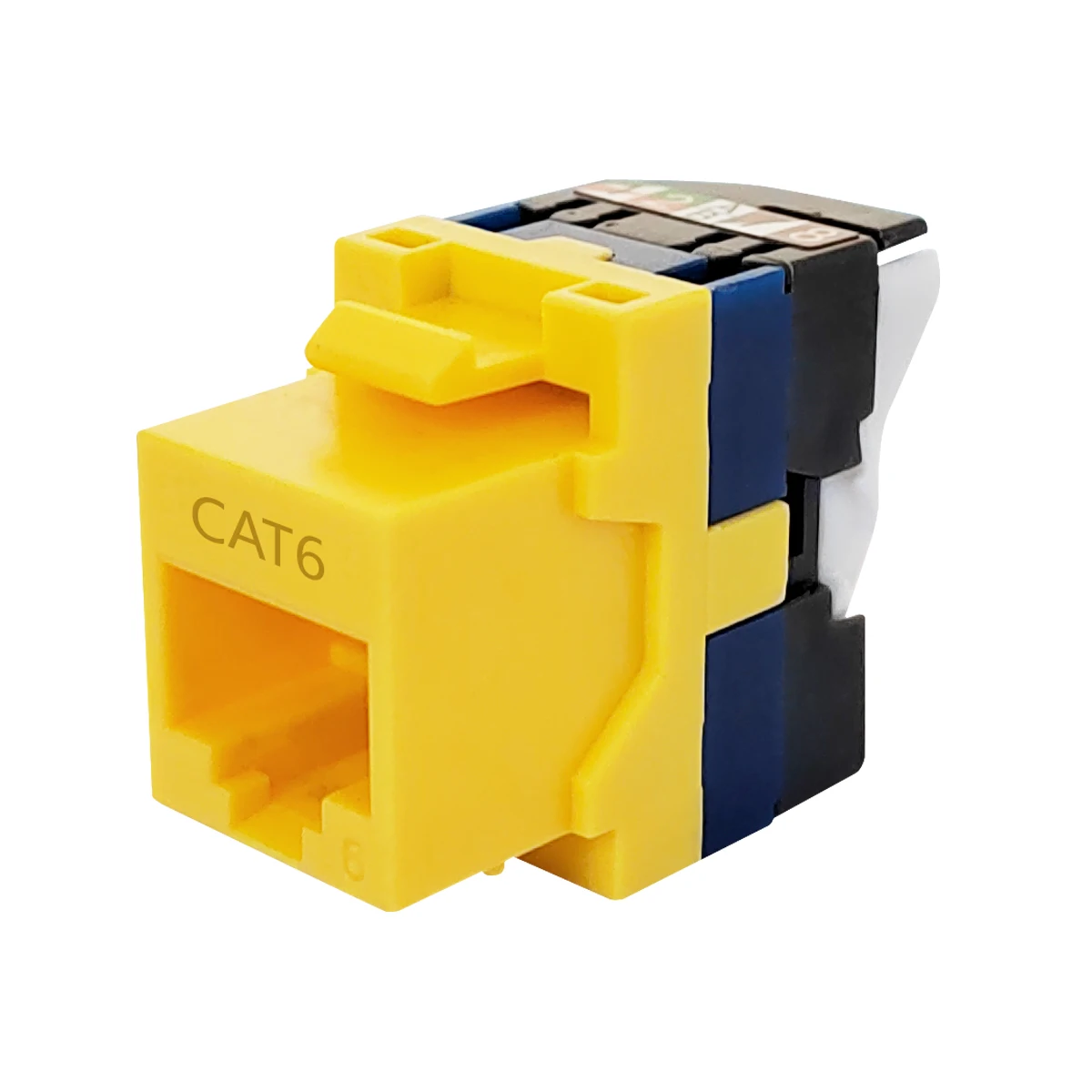 Toolless RJ45 Cat6 keystone jack module Legrand rotary type free punch