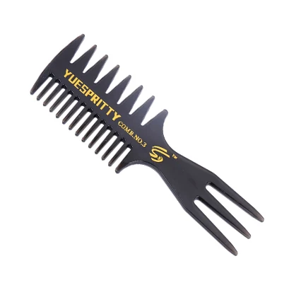 Антистатическая двухсторонняя Мужская масляная головка в стиле ретро парикмахерская расческа с широкими зубьями для укладки волос суперсалоне