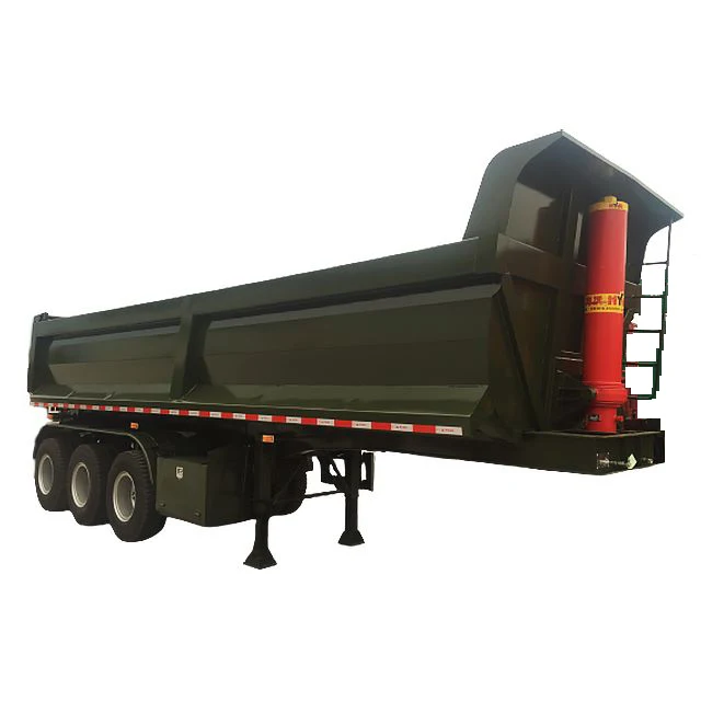 Vehicle Master aluminium tipper 80ton tri-axle end dump semi trailer ...