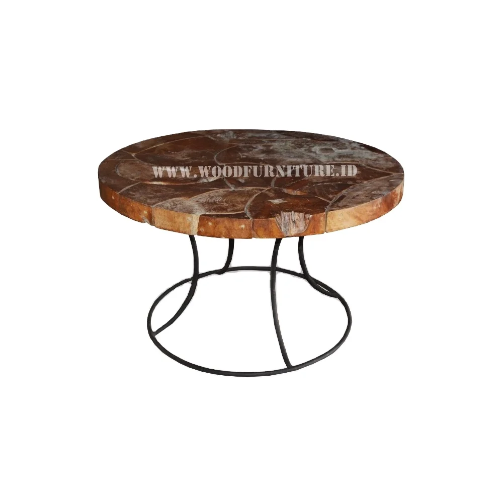 Teak Root Laminasi Table Round Recycle Teak Roots Teak Table Round Recycle Wood Table Round Buy Teak Root Coffee Table Teak Root Wood Table Rotating Round Tables Product On Alibaba Com