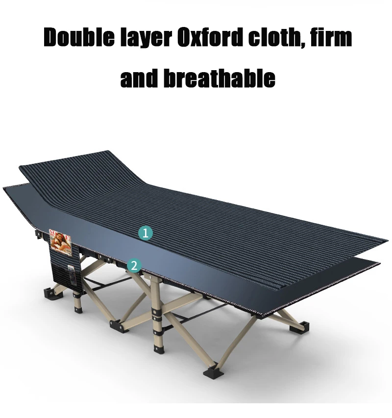 Outdoor Portable Travel Bed Foldable Clamshell Bed Camping Cot Camping
