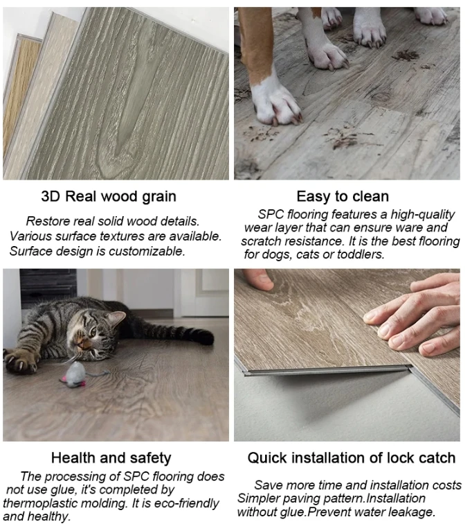 Factory Prices Are Low Waterproof Quick Cilck Pvc Vinyl/spc/wpc