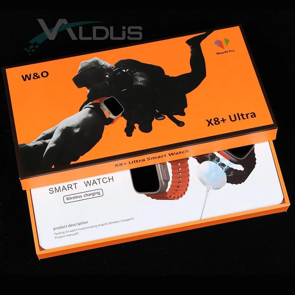 X8 Plus Ultra Smart Watch Upgraded 2.08 Inches Screen Nfc Montre
