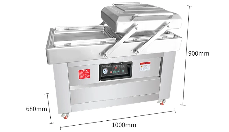 DZ-400-2SB Commercial Fish Food Sausage Chicken Meat Steak Vacuum Sealer Package Sealing Packing Machine supplier