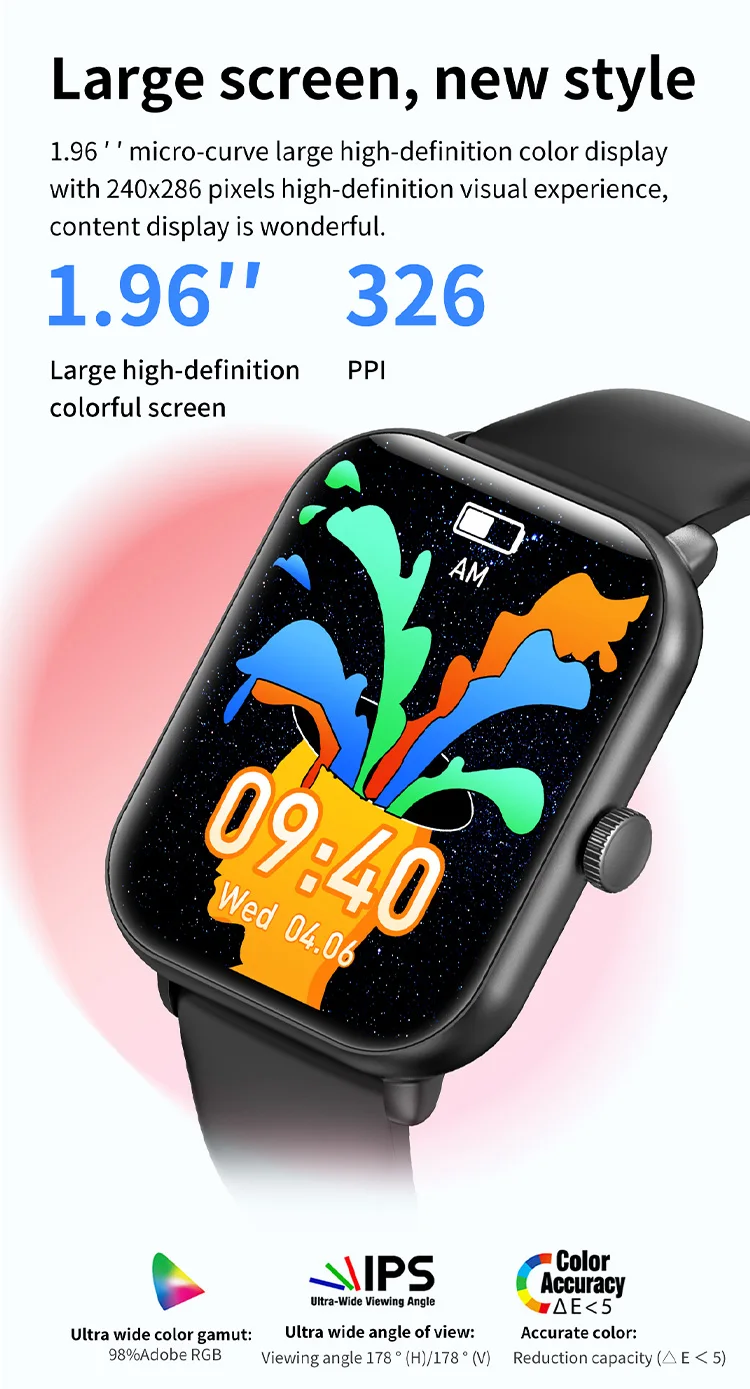 Touch screen smartwatch mobile phone talking sports wrist smart watch mobile phone connect BT calling smart watch