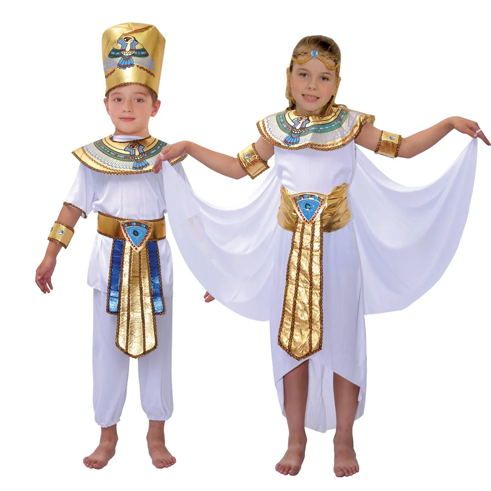 Cosplay Egypt Traditional Royalty Queen King Costume White Dress Hsg90406 405 Buy Egypt 