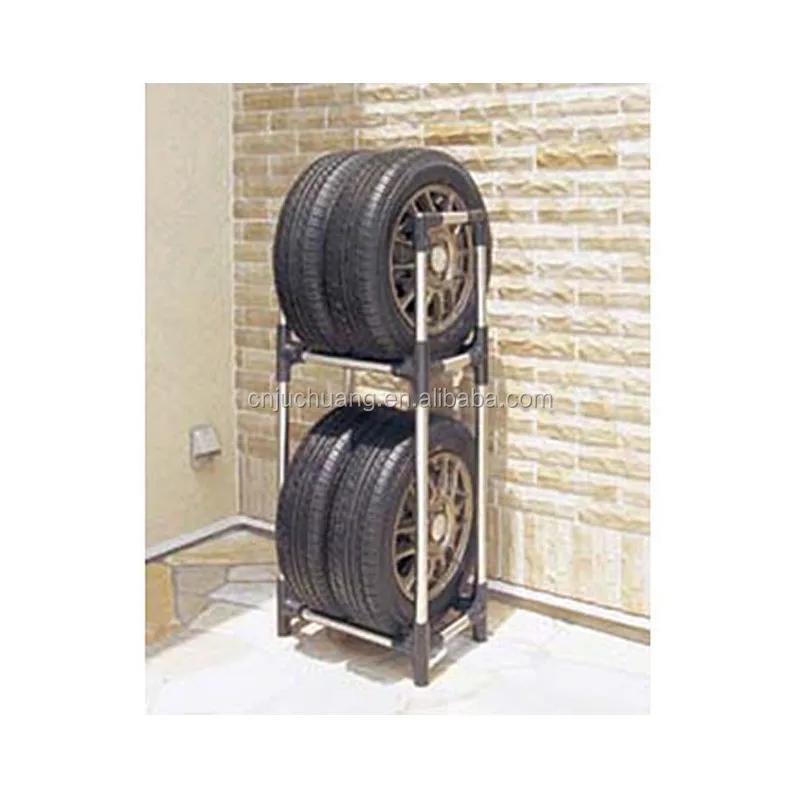 High Quality Small Middle Larger Size Different Sizes Stainless Steel Pipe Tire Rack
