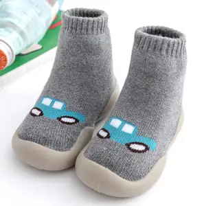 Wholesale Comfortable Baby Casual Shoes Custom Pattern Soft Socks for Kids Cartoon for Boys Girls Light for Winter