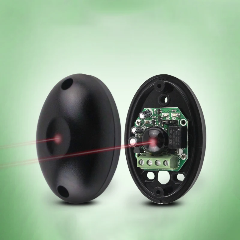 Infrared Beam Sensor Single Photoelectric Detector Active IR Alarm Host for Security System
