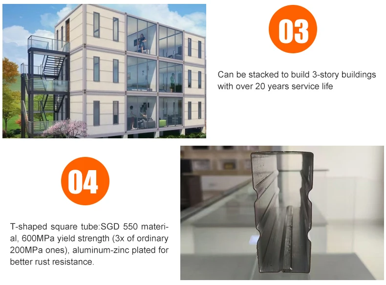 customized double storey container house OEM China customized double storey container house OEM China