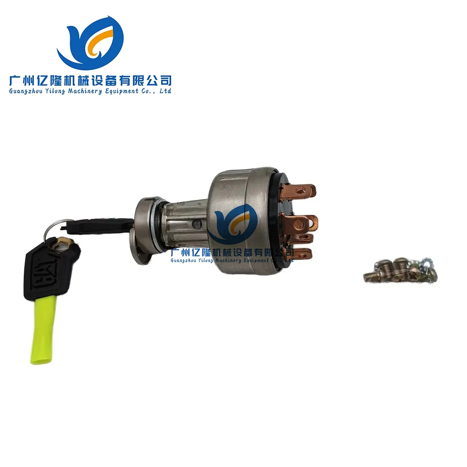 Excavator Ignition Switch for Models E320 and E307B 6 Lines 7Y3918 7Y-3918 Key Switch Construction Machinery Part