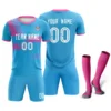 Powder Blue&Pink&White-K030