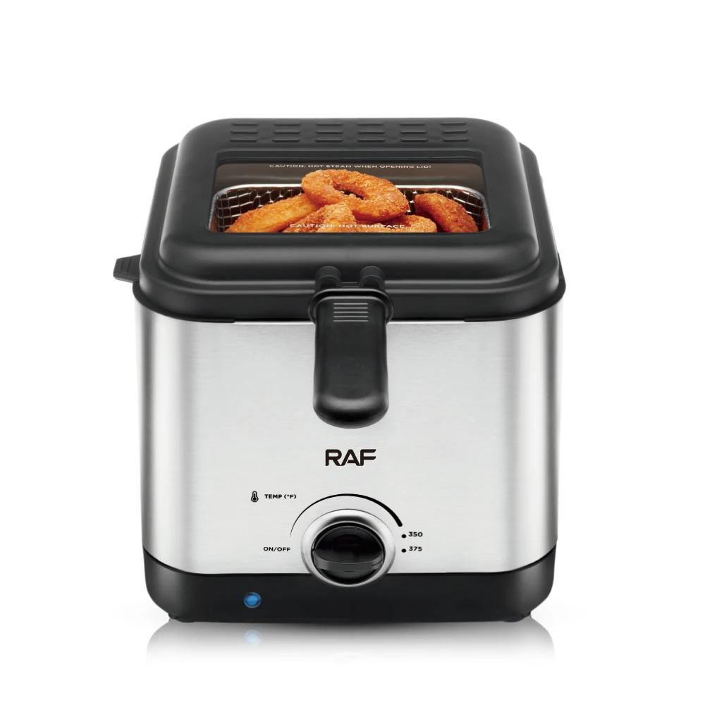 1000W Electric Deep Fryer with 2L Capacity, Thermostatic Control